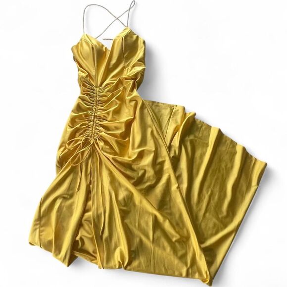 Windsor Yellow Formal Maxi Gown - Picture 1 of 8